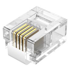 Εικόνα της Βύσμα Vention RJ11 6P4C 100τμχ IDKR0-100