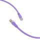 Εικόνα της Καλώδιο Δικτύου Vention S/FTP Round CAT.6a 0.2m Purple IBMVAH
