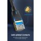 Εικόνα της Καλώδιο Δικτύου Vention S/FTP Round CAT.8 Slim 3m Black IKIBI