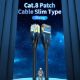 Εικόνα της Καλώδιο Δικτύου Vention S/FTP Round CAT.8 Slim 5m Black IKIBJ