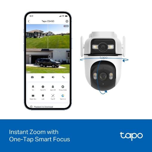 Εικόνα της Outdoor Wireless IP Camera Tp-Link Tapo C545D Dual 2K Pan/Tilt