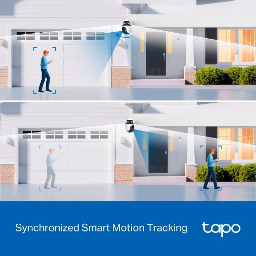 Εικόνα της Outdoor Wireless IP Camera Tp-Link Tapo C545D Dual 2K Pan/Tilt