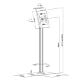 Εικόνα της Tablet Floor Stand Neomounts 9.7-11" Tiltable & Rotatable FL15-650WH1