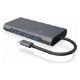 Εικόνα της Docking Station RaidSonic Icy Box 10-in-1 USB-C PD 100W Grey IB-DK4040-CPD