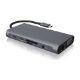 Εικόνα της Docking Station RaidSonic Icy Box 10-in-1 USB-C PD 100W Grey IB-DK4040-CPD