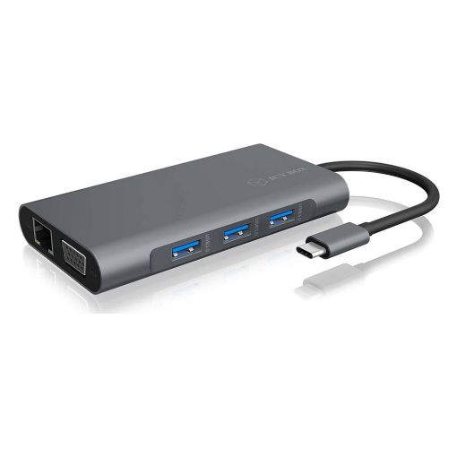Εικόνα της Docking Station RaidSonic Icy Box 10-in-1 USB-C PD 100W Grey IB-DK4040-CPD