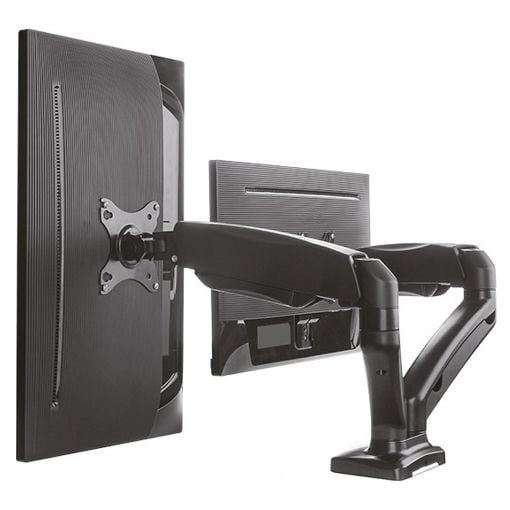 Εικόνα της Monitor Arm RaidSonic Icy Box Dual 32" Black IB-MS304-T