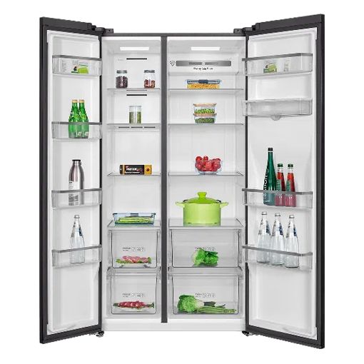 Εικόνα της Ψυγείο Ντουλάπα TCL RP631SSE1 631lt Total No Frost Dark Silver