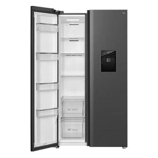 Εικόνα της Ψυγείο Ντουλάπα TCL RP631SSE1 631lt Total No Frost Dark Silver