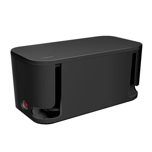 Εικόνα της Πολύπριζο Logilink 5 Θέσεων με 2x USB-A & 1x USB-C και Κουτί Οργάνωσης Καλωδίων Μαύρο LPS281U