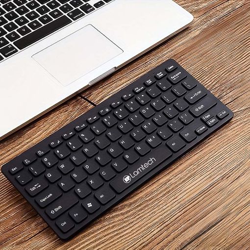 Εικόνα της Πληκτρολόγιο Lamtech Mini Wired (GR) Black LAM081710