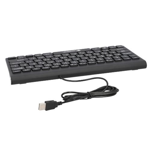Εικόνα της Πληκτρολόγιο Lamtech Mini Wired (GR) Black LAM081710