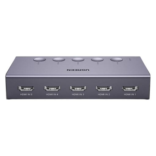 Εικόνα της Switch Ugreen CM568 HDMI 5-Port 4K/60Hz Grey 25857