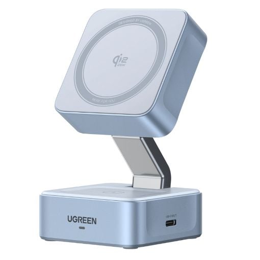 Εικόνα της Φορτιστής Ugreen Magnetic W752 25W Qi2 Grey 55960B