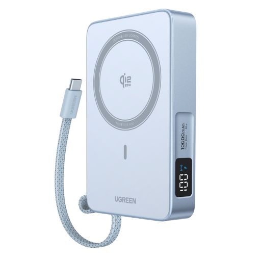 Εικόνα της Power Bank Ugreen PB773 10000mAh Magnetic Wireless Qi2 25W Grey 65958B