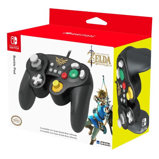 Εικόνα της Wired Controller Hori Battle Pad Zelda Nintendo Switch/PC NSW-108U