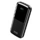 Εικόνα της Power Bank WK 10000mAh WP-65 USB-C/Lightning/Micro/USB Built-In Cables 22.5W Black
