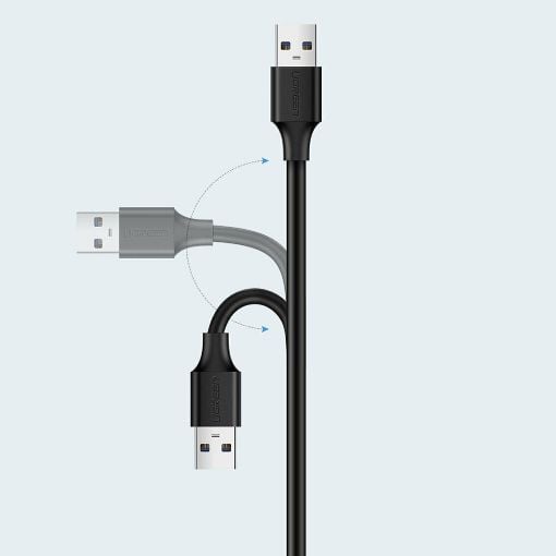 Εικόνα της Καλώδιο Ugreen USB-A Extension Male to Female 0.5m Black 10313