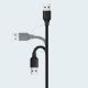 Εικόνα της Καλώδιο Ugreen USB-A Extension Male to Female 0.5m Black 10313