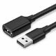 Εικόνα της Καλώδιο Ugreen USB-A Extension Male to Female 0.5m Black 10313