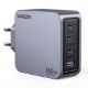 Εικόνα της Φορτιστής Ugreen Nexode Pro με 3x USB-C/USB-A GaN 160W Grey 25877