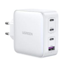 Εικόνα της Φορτιστής Ugreen CD226 με 3x USB-C & USB-A GaN 100W White 15337