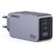 Εικόνα της Φορτιστής Ugreen Nexode Pro με 2x USB-C/USB-A GaN 100W Grey 25874