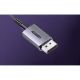 Εικόνα της Καλώδιο Ugreen DisplayPort DP115 1.4 M/M 8K/60Hz 1m Silver/Black 80395