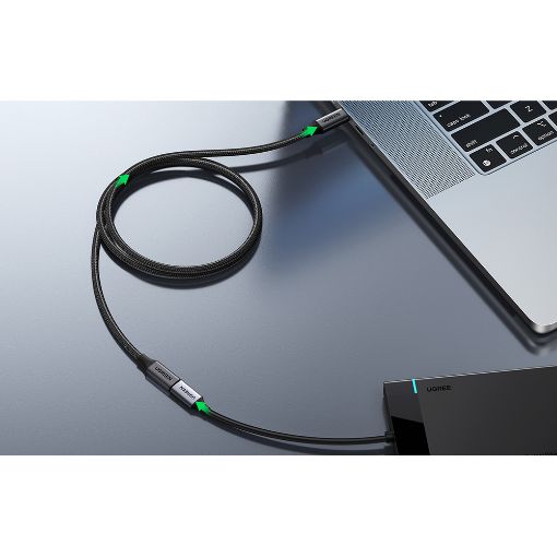 Εικόνα της Καλώδιο Ugreen US372 USB-C 3.1 Extension Male to Female 0.5m Black 45172