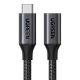Εικόνα της Καλώδιο Ugreen US372 USB-C 3.1 Extension Male to Female 0.5m Black 45172