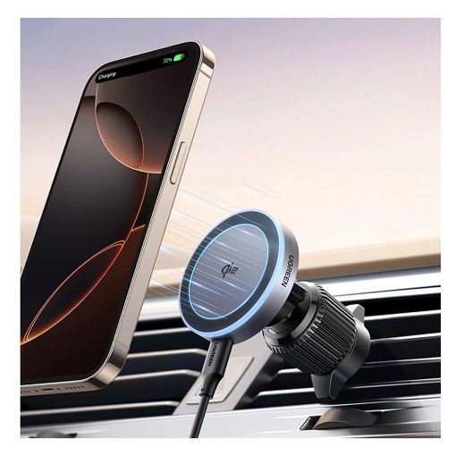 Εικόνα της Ugreen W708 Magnetic Car Holder Qi Wireless Charging Black 35970