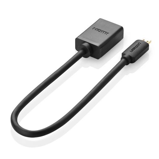 Εικόνα της Adapter Ugreen Micro HDMI Male to HDMI Female 0.2m Black 20134B