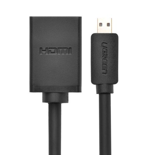 Εικόνα της Adapter Ugreen Micro HDMI Male to HDMI Female 0.2m Black 20134B