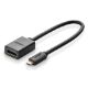 Εικόνα της Adapter Ugreen Micro HDMI Male to HDMI Female 0.2m Black 20134B