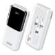 Εικόνα της Power Bank WK 10000mAh WP-65 USB-C/Lightning/Micro/USB Built-In Cables 22.5W White