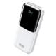 Εικόνα της Power Bank WK 10000mAh WP-65 USB-C/Lightning/Micro/USB Built-In Cables 22.5W White