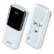 Εικόνα της Power Bank WK 10000mAh WP-65 USB-C/Lightning/Micro/USB Built-In Cables 22.5W Blue