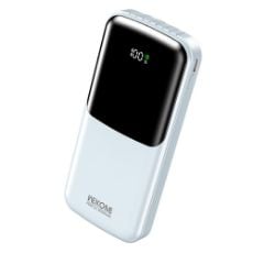 Εικόνα της Power Bank WK 10000mAh WP-65 USB-C/Lightning/Micro/USB Built-In Cables 22.5W Blue