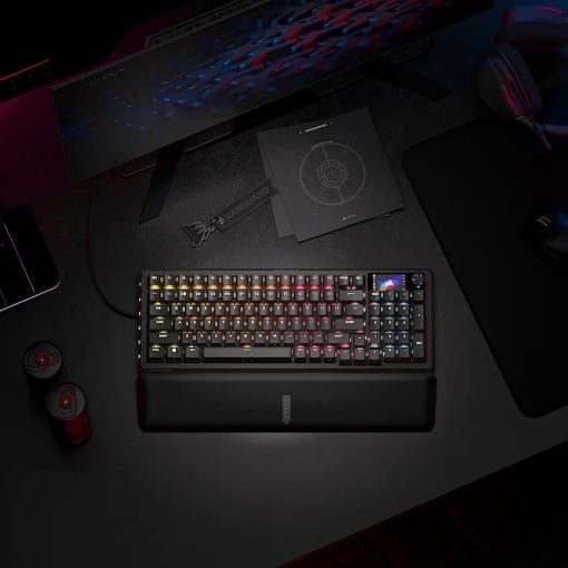 Εικόνα της Πληκτρολόγιο Corsair Vanguard Pro 96 Hall Effect RGB MGX Hyperdrive Switches Black (US) CH-91E911G-NA