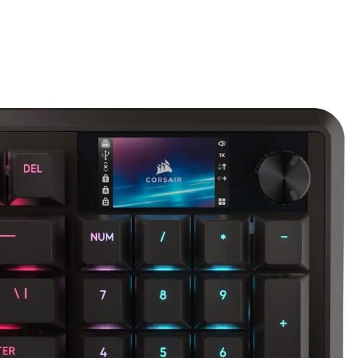 Εικόνα της Πληκτρολόγιο Corsair Vanguard Pro 96 Hall Effect RGB MGX Hyperdrive Switches Black (US) CH-91E911G-NA