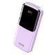 Εικόνα της Power Bank WK 10000mAh WP-65 USB-C/Lightning/Micro/USB Built-In Cables 22.5W Purple