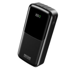 Εικόνα της Power Bank WK 20000mAh WP-66 USB-C/Lightning/Micro/USB Built-In Cables 22.5W Black