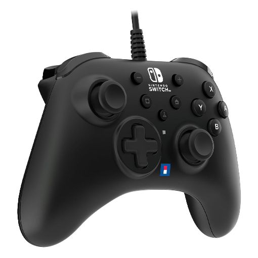 Εικόνα της Wired Controller Hori Horipad Turbo for Nintendo Switch/Switch OLED Black NSW-457U