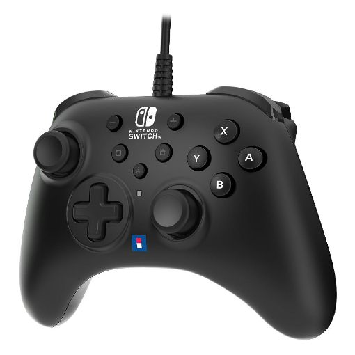 Εικόνα της Wired Controller Hori Horipad Turbo for Nintendo Switch/Switch OLED Black NSW-457U