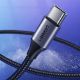 Εικόνα της Καλώδιο Ugreen USB-A to USB-C QC 3.0 Nickel Plated 0.25m Silver/Black 60124