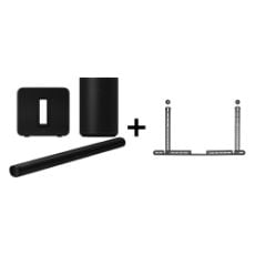 Εικόνα της Sonos Premium Immersive Set: Soundbar Sonos Arc + 2x Sonos Era 100 + Sonos Sub (Gen4) Black