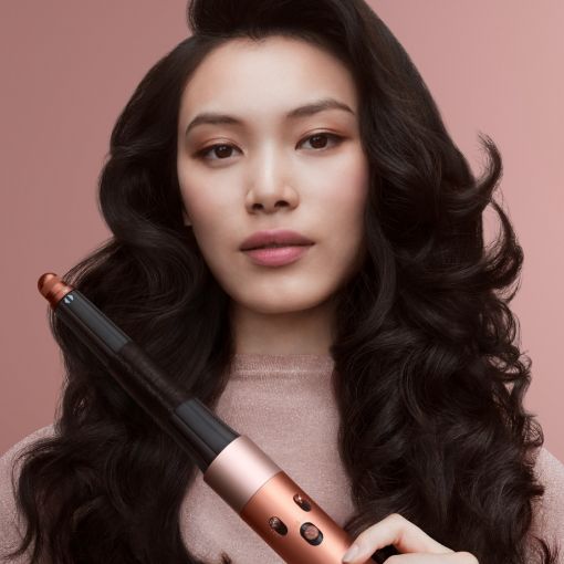 Εικόνα της Ηλεκτρική Βούρτσα Dyson Airwrap i.d. HS08 Straight & Wavy Amber Silk/Pink Champagne (Gift Pack) 123682-01