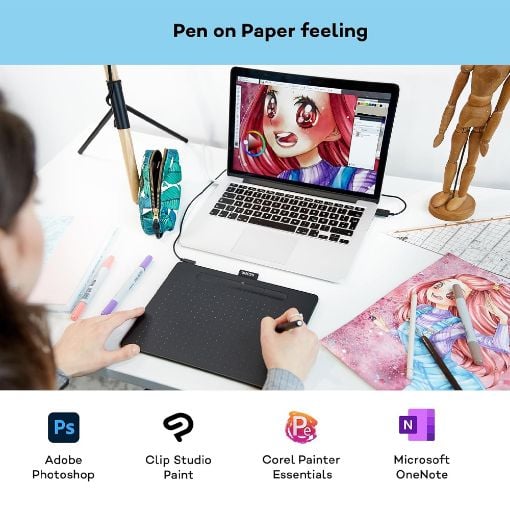 Εικόνα της Wacom Intuos Medium Black CTL-6100K-B