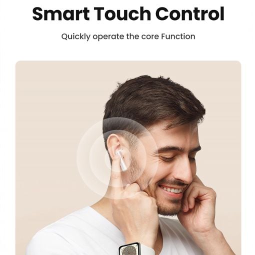 Εικόνα της Earbuds Ugreen HiTune T6 WS200 Bluetooth ANC White 15158