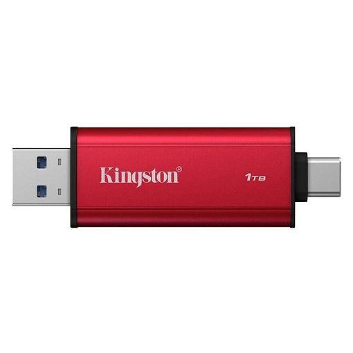 Εικόνα της Εξωτερικός SSD Δίσκος Kingston Dual Portable 1TB USB-A/USB-C Red SPSD/1TB